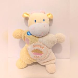 KIDS PREFERRED SWEETIE PIE BABY YELLOW COW STUFFED ANIMAL PLUSH TOY SOFT RATTLE
